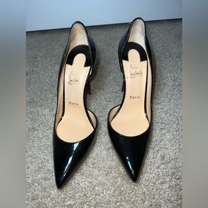 Christian Louboutin
Iriza Patent Open-Side Red Sole Pump